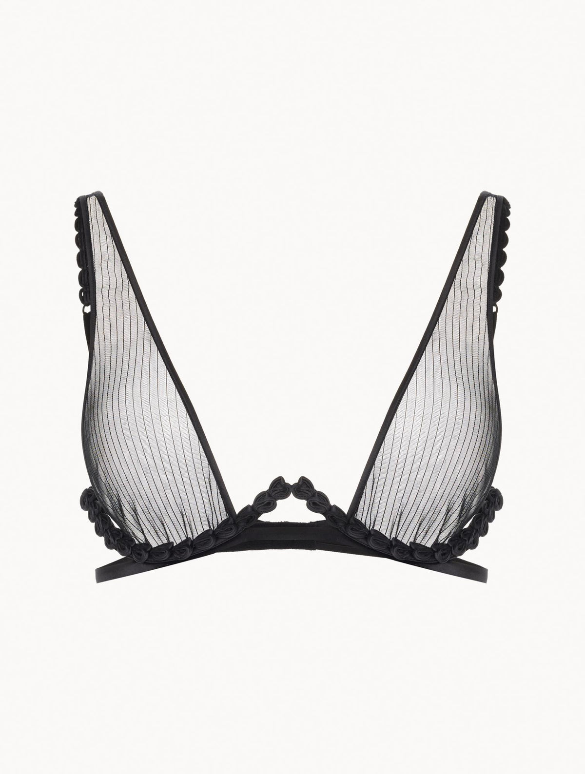 Reggiseno con scollatura profonda Pure Black