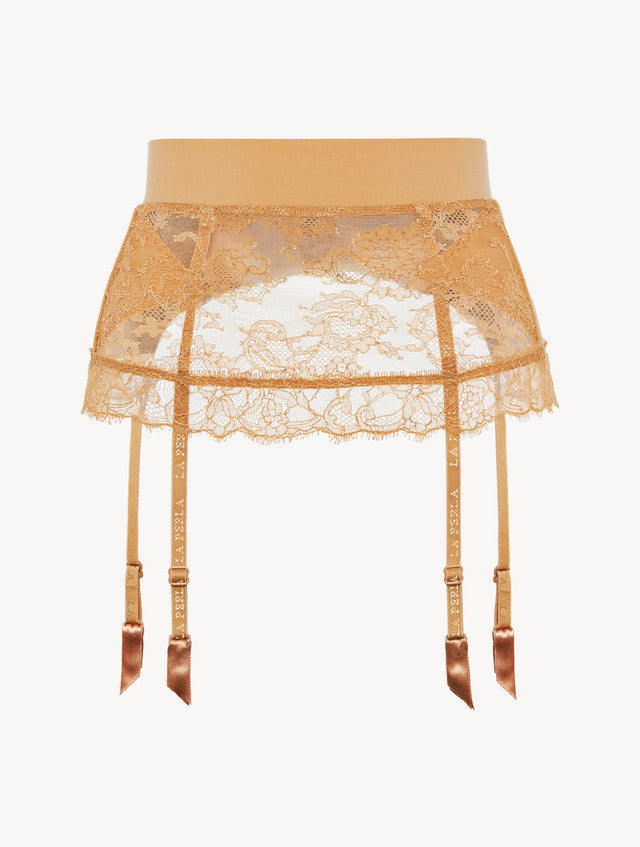 Shape Allure Beige Sculpting Suspender with Chantilly Lace