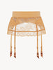 Shape Allure Beige Sculpting Suspender with Chantilly Lace