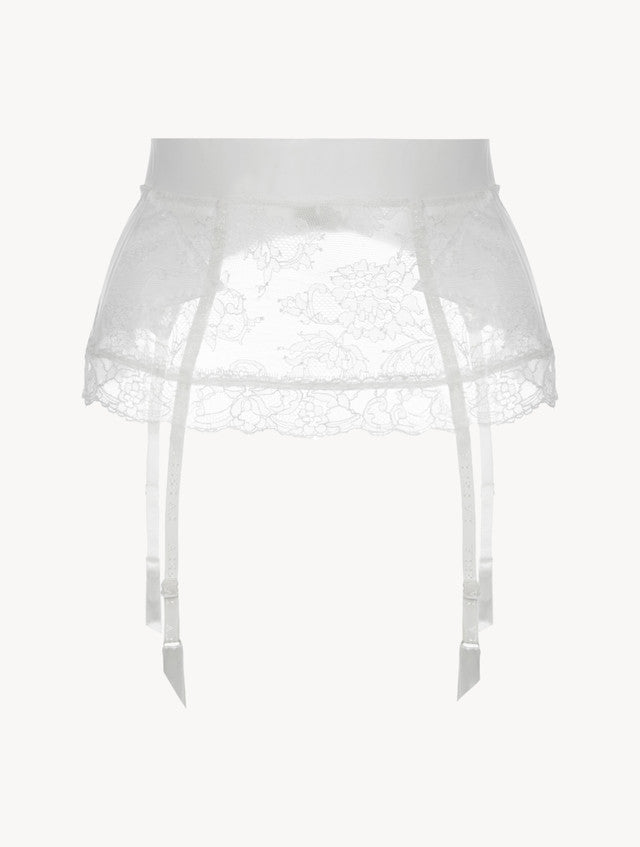 Shape Allure White formender Strapsgürtel mit Chantilly-Spitze