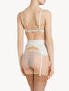 Shape Allure White formender Strapsgürtel mit Chantilly-Spitze