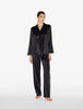 SILK Pigiama lungo colore Nero