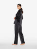 SILK Pigiama lungo colore Nero