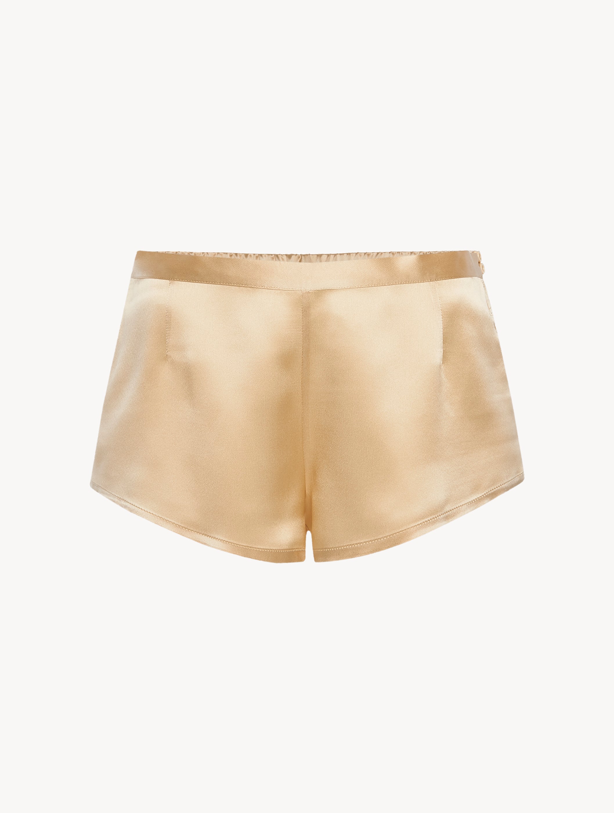 Silk pantaloncini beige