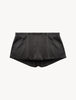 Silk Black Pajama Shorts
