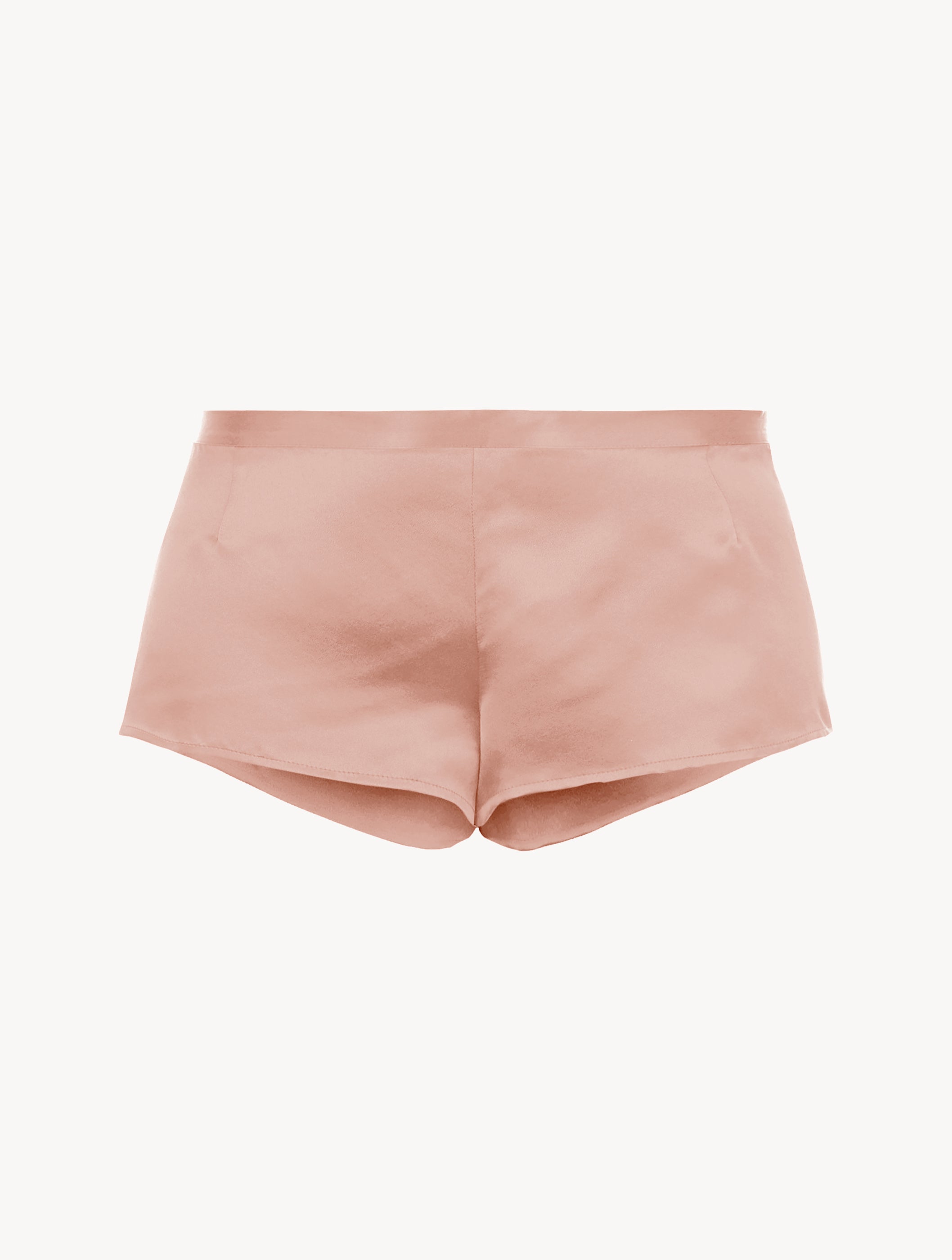 Silk Pantaloncini da pigiama in seta rosa cipria