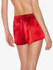 Silk Pantaloncini da pigiama in seta rossa