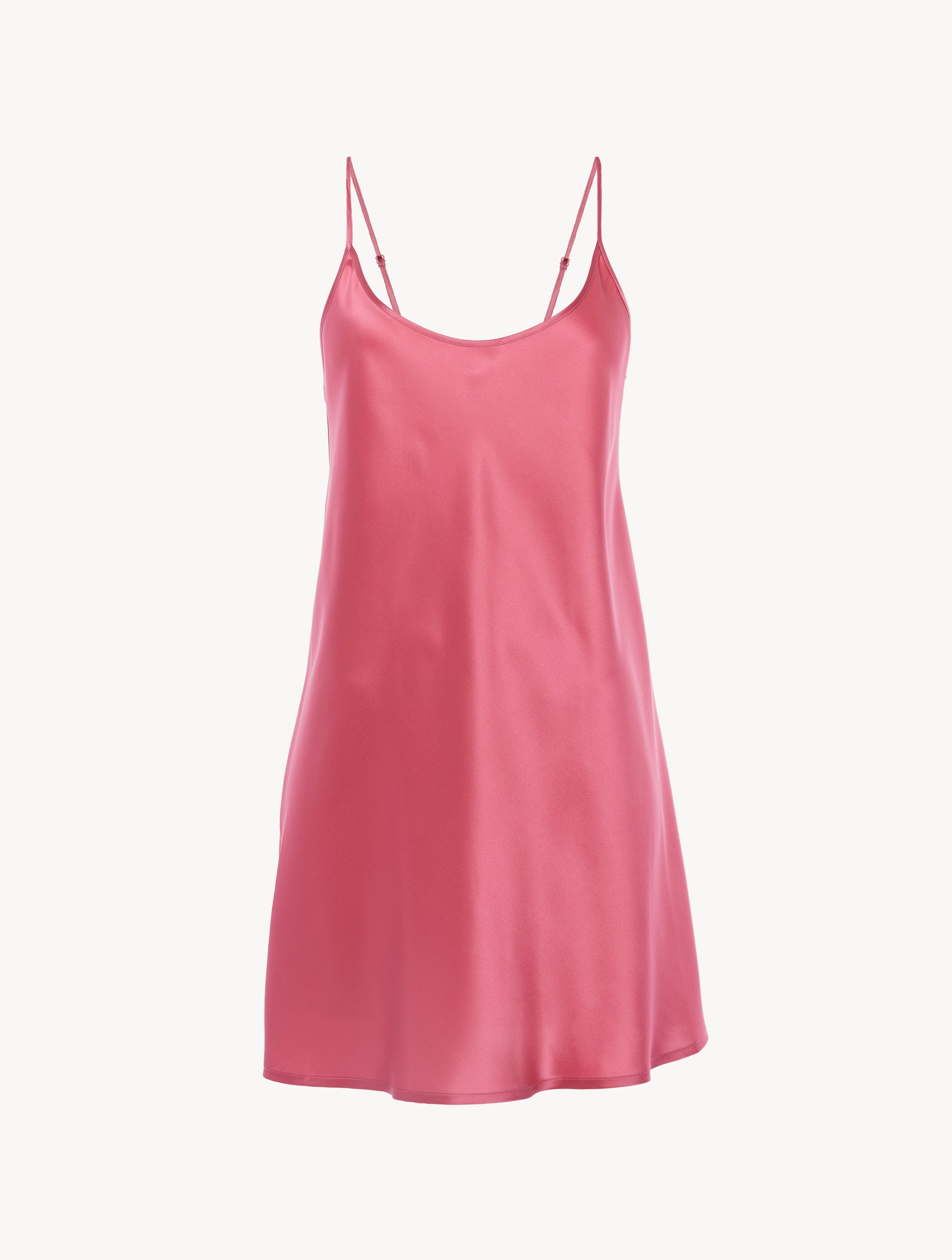 Silk Camicia da Notte Corta colore Rosa 