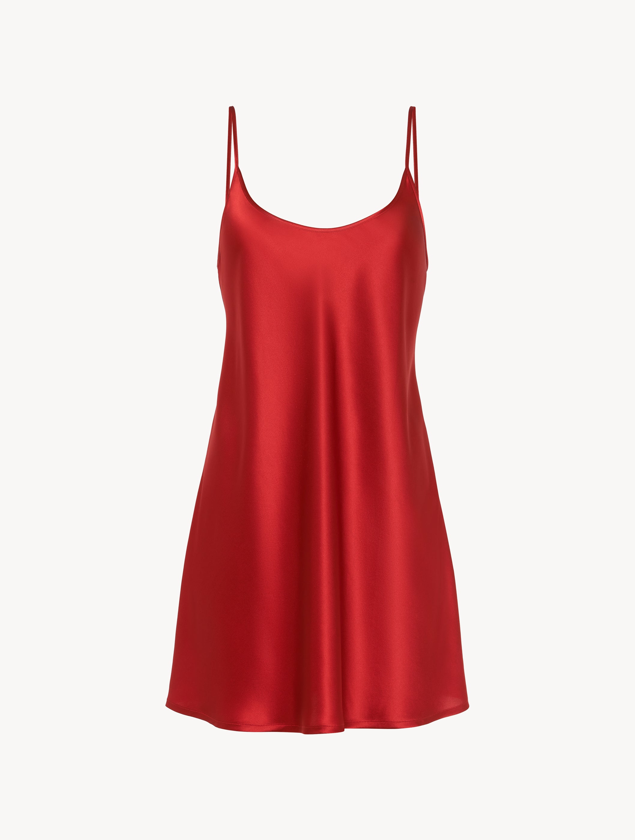 Silk Rotes kurzes Nachthemd