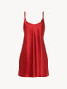 Silk Rotes kurzes Nachthemd