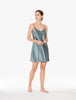 Silk Camicia da Notte Corta colore Verde Ghiaccio