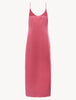 Silk Camicia da Notte Lunga colore Rosa