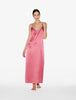 Silk Camicia da Notte Lunga colore Rosa