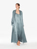 Silk Camicia da Notte Lunga colore Verde Ghiaccio
