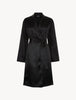 Silk Black Short Robe