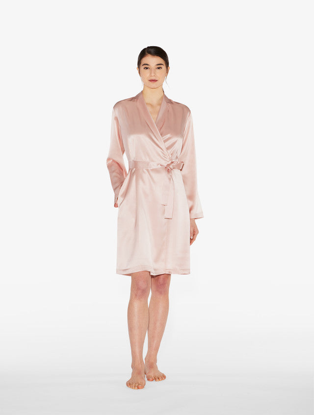 Silk Vestaglia corta colore Rosa