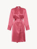 Silk Pink Short Robe