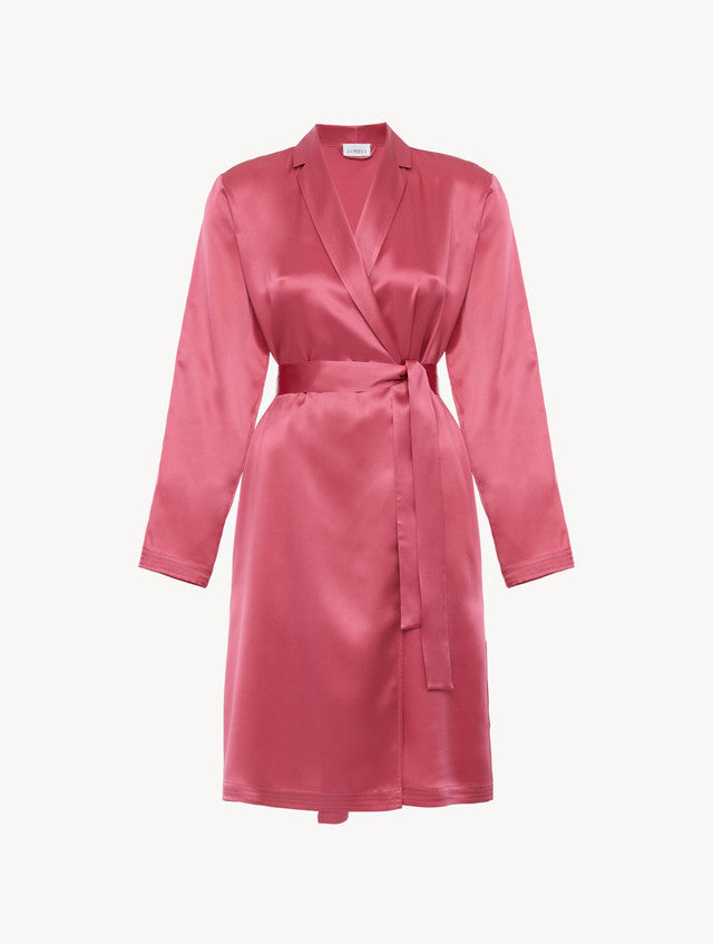 Silk Vestaglia Corta colore Rosa Orchidea