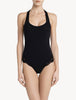 Souple Black cotton bodysuit