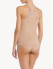 Souple Beige cotton vest top