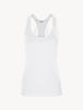 Souple White cotton vest top