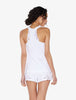 Souple White cotton vest top