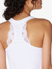 Souple White cotton vest top