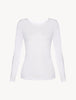 Souple White cotton long-sleeved top