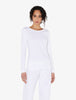 Souple White cotton long-sleeved top