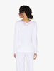Souple White cotton long-sleeved top