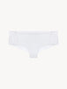 Souple White cotton hipster briefs