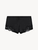 Souple Black cotton sleep shorts