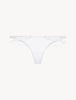 Souple White Cotton thong