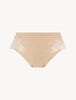 Souple Slip Medio in Cotone Stretch e Pizzo Leavers