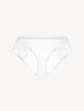 Souple White cotton mid-rise briefs