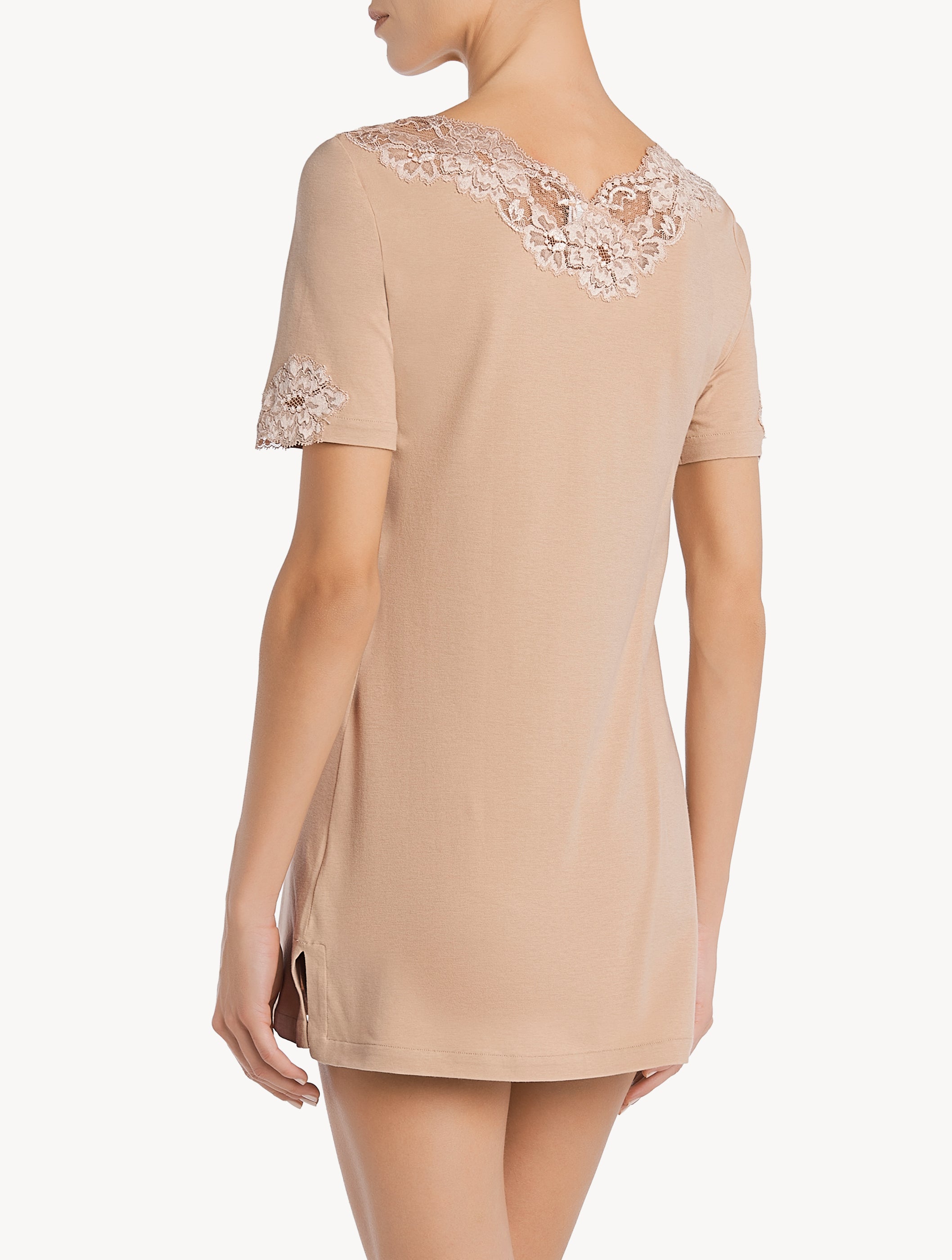 Souple Beige cotton T-shirt