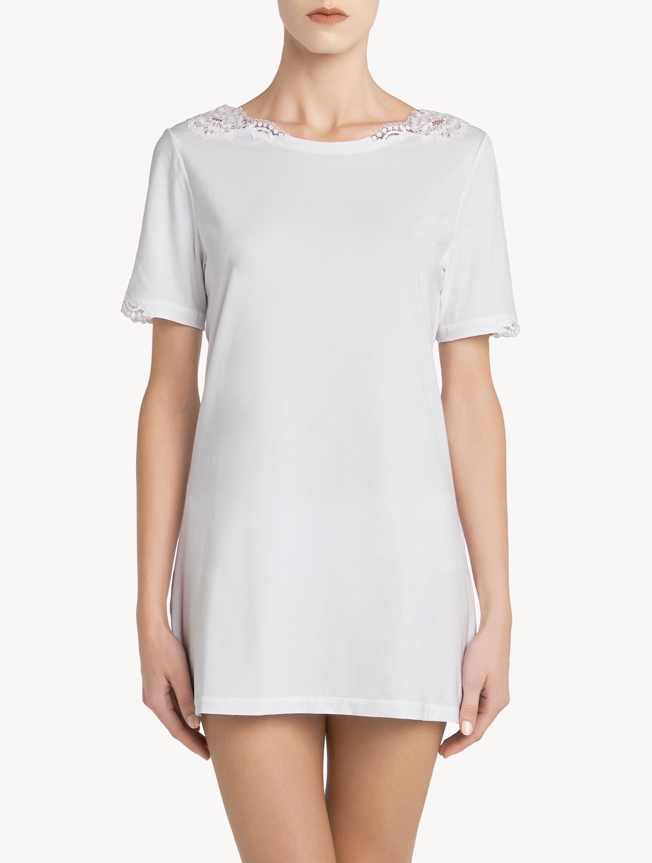 Souple White cotton T-shirt