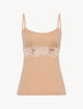 Souple Beige cotton vest top