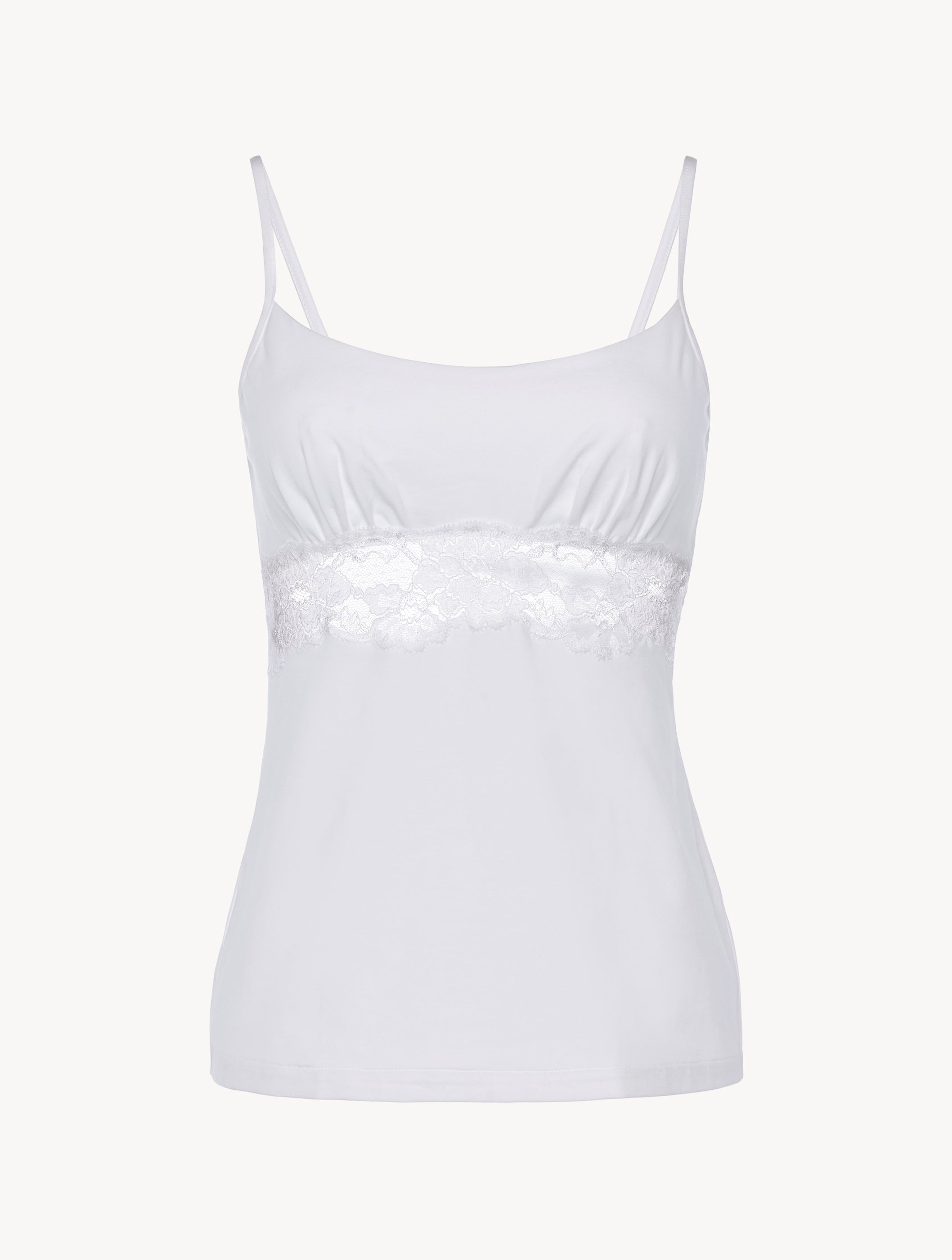 Souple White cotton vest top
