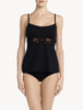 Souple Black cotton vest top