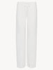 Pantalones de punto de algodón blanco Souple