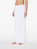 Pantalones de punto de algodón blanco Souple