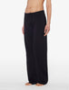 Souple Black Cotton Jersey Trousers