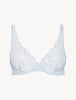 Layla Reggiseno con ferretto in lycra azzurro