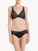 Layla Lycra Underwired bra in Black