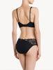 Layla Lycra Underwired bra in Black