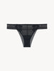 Maison Contouring Black Brazilian Briefs in stretch tulle