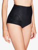 Maison Contouring Black High Waisted Briefs in stretch tulle