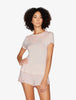 Maison @Home Shorts aus rosa Jersey