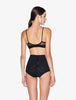 MAISON CONTOURING Bralette in tulle elasticizzato nero